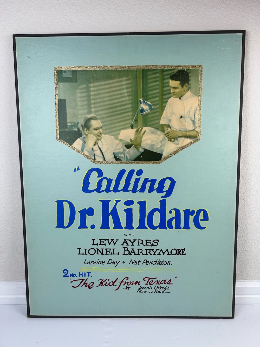 Vintage 1939 Calling Dr Kildare Original Movie Poster Lew Ayres 21x27"